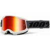 100% STRATA 2 NEW, 100% okuliare šedé, červené plexi
