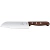 Victorinox 6.8500.17G Santoku kuchársky nôž, 17 cm hladká čepeľ, darčekové balenie, drevený