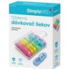 SIMPLYMED Týždenný dávkovač liekov otvárací model 21010 1 kus