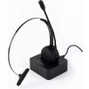 Gembird Slúchadlá BTHS-M-01, vhodné pre call centrá, mikrofón, Bluetooth, čierna