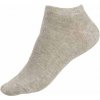 Litex Nízke ponožky 3 páry 9A045 svetlo šedé melé