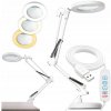 LED Stolná Lampa 8W CCT Rysovacia Kozmetická s Lupou a Zväčšovacím Sklo