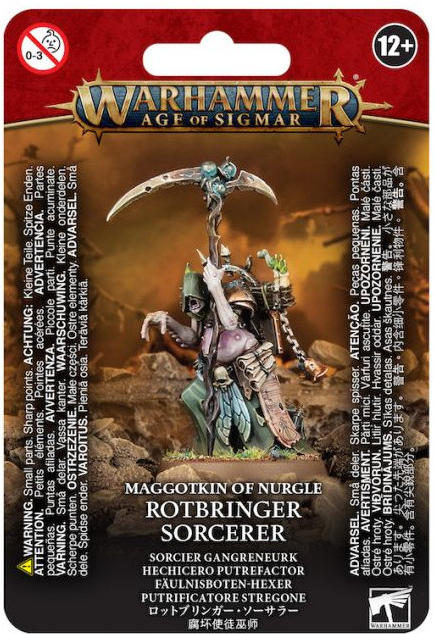 GW Warhammer Age of Sigmar: Maggotkin of Nurgle Rotbringer Sorcerer