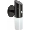 RABALUX 77030 Lutto solárne nástenné svietidlo so senzorom LED 1W/65lm 6500K+RGBW IP44 čierna, biela