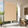 vidaXL Vonkajšia roleta oranžovo-biela 150x270 cm látka a oceľ 368770