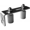 Vrchné vedenie brány s dvoma nylonovými rolkami 30x40mm, ZN