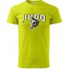 Judo v boji - Klasické pánske tričko vyššej gramáže - 4XL ( Limetková )