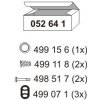Tlmič výfuku - montáżna sada ERNST 052641