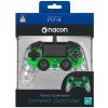 Nacon Wired Compact Controller - priehľadná zelená, PS4OFCPADCLGREEN