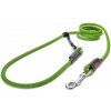 Tamer lanové vodítko Easy Long - střední pes, zelené s černým prošitím, 3 m