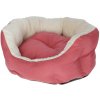 Pelech pre mačiatka ružovo/biely, 45 x 40 x 20 cm