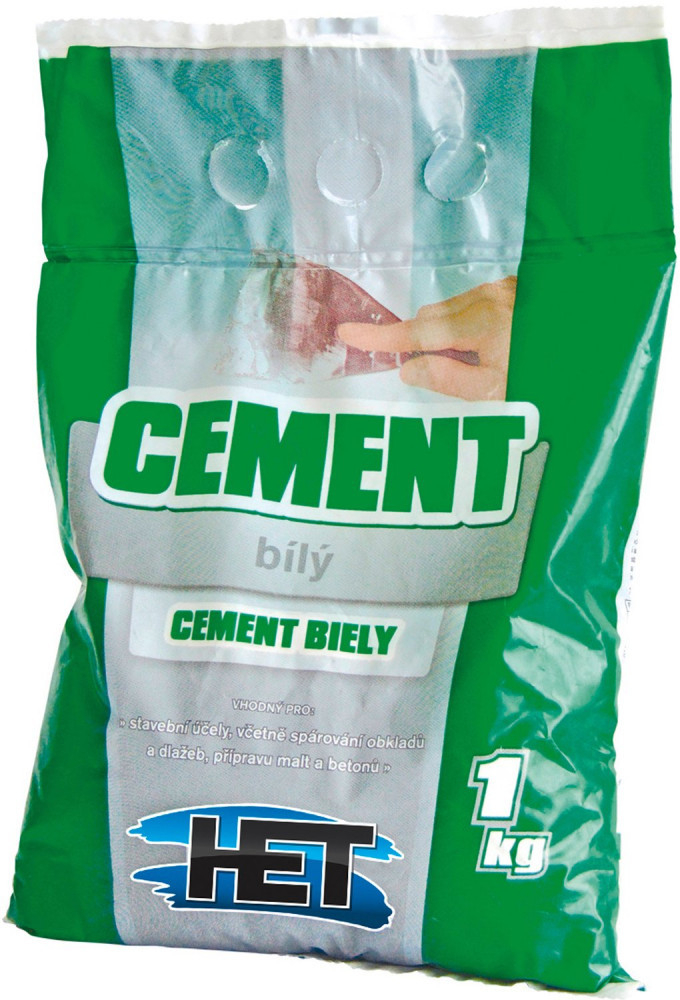 HET Cement biely 25 kg