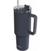 Quokka Nerezový termohrnček so slamkou Stream Black 1200 ml