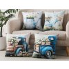 XPOSE® Set obliečok na vankúš NOSTALGIA (digitálna tlač) 43x43 cm - set 4 ks, Bavlna