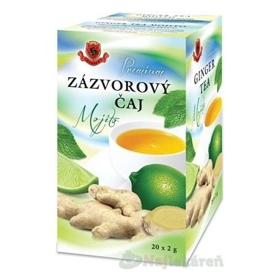 HERBEX Premium ZÁZVOROVÝ ČAJ Mojito, 20x2 g