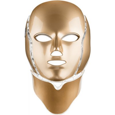 Palsar 7 Ošetrujúci LED maska na tvár a krk zlatá (LED Mask + Neck 7 Color s Gold )