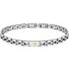 Maserati Pánsky oceľový náramok Diamonds JM221ATY04