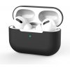 Enem Jednofarebný obal na Airpods Pro - Čierny APP1OAIR020