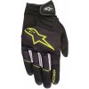 Rukavice Alpinestars Atom čierne/žlté fluo