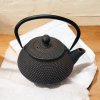 HappyWok Liatinový čajník Arare, čierno-medený (0,8 l)