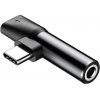 Baseus CATL41-01 Rozbočovač USB-C/3.5mm, černý