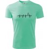 EKG Vianočný stromek - Pánske tričko Fantasy športové - L ( Mätová )
