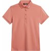 J.Lindeberg Tour Tech Womens Burnt Coral L Polo košeľa