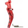 MAXX Hliníková CNC ADVANCED spoušť pro M4/M16 - TYPE C, červená