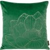 Zamatová dekoračná obliečka na vankúš BLINK20 45x45cm - tmavozelená