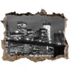 Fototapeta díra na zeď 3D Manhattan new york city 95x64 cm