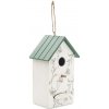 Vtáčia búdka z preglejky, biela