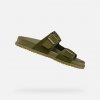 Geox Khaki pánske šľapky Parnaiba Khaki 43