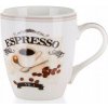 KUBEK NA KÁVU espresso LATTE 2ks 240 ml COFFEE čaj keramika banquet