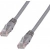 DATACOM Patchkábel 15m, UTP, Cat5e, RJ45, sivý 1570