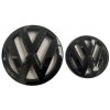 VW JETTA (2015-2018) predný a zadný znak, logo (13,6cm a 10,2cm) - čierna lesklá