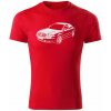 T-ričko Volkswagen Passat B5.5 pánske tričko Farba trička: Červená, Farba potlače: Biela, Veľkosť: S