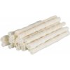 Tenesco Buvolí tyčinka kroucená bílá 100 ks / 7 - 8 mm