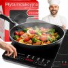 INDUKČNÁ VARNÁ DOSKA JEDNOPLATNIČKA, ELEKTRICKÁ MOBILNÁ 2000W, VARIČ S 5 FUNKCIAMI