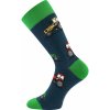 Ponožky pánske trendy Lonka Depate Traktory - olivové-zelené, 39-42