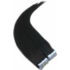 Vlasy pre metódu Invisible Tape / TapeX / Tape Hair / Tape IN 50cm – prírodná čierna