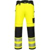 PORTWEST HI-VIS PW303 / Ľahké reflexné nohavice - HV žltá/čierna UK 48/EU 64/66