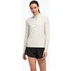 Dámska bežecká mikina HOKA GlideTech Quarter Zip ruffle salt