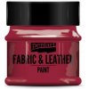 Farba na kožu a textil PENTART 50 ml červená