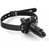 SuperLove Silent Penetration Dildo & Gag Black