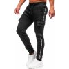 Čierne pánske cargo jogger nohavice Bolf JX8715
