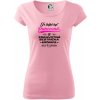 Je ťažké byť princezná zdravotná sestrička - Pure dámske tričko - 2XL ( Ružová )