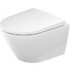 Duravit D-Neo - Závesné WC s doskou SoftClose, Rimless, biela 45880900A1