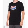 100% Officia Short Sleeve Tee tričko, čierna XL
