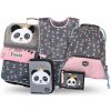 BAAGL SADA 5 Zippy Panda: aktovka, peračník, vrecko, zástera, peňaženka