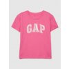 GAP Detské tričko s logom Ružová L Ružová Ružová